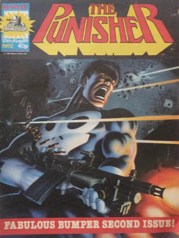 The Punisher #2 3 4 5 (four x comics RUN) - Marvel UK / British - 1989