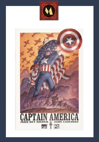 Captain America #1 - Marvel Comics - 2002 - Marvel Knights