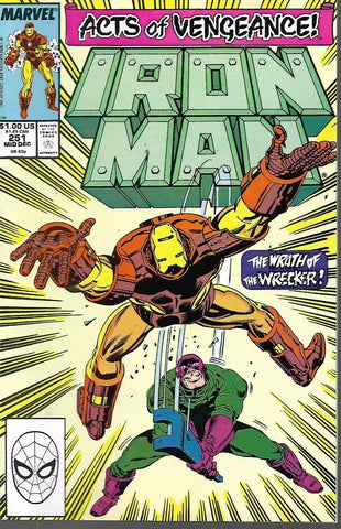 Iron Man #251 - Marvel Comics - 1989