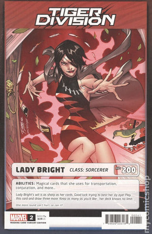 Tiger Division #2 -  Marvel Comics - 2023 - Lim Trading Card Variant