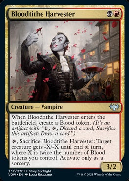"Bloodtithe Harvester" - Magic The Gathering Card - VOW