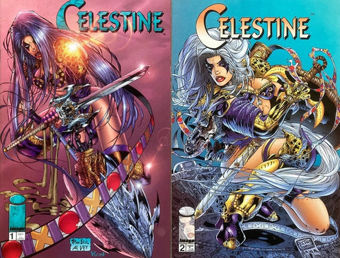 Celestine #1 and #2 - Image Comics - 1996