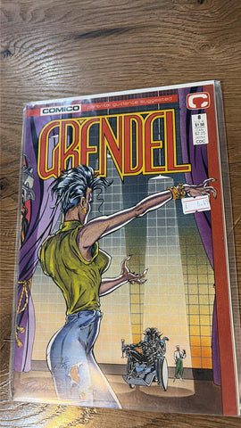 Grendel #8 - Comico - 1987 (Ref. Box A2)