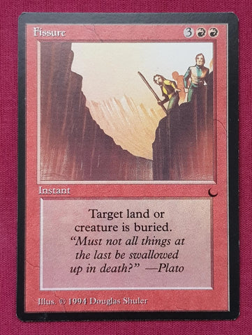 "Fissure" - Magic The Gathering Card - The Dark