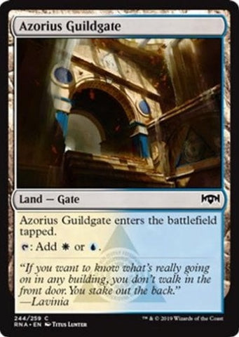 "Azorius Guildgate" - Magic The Gathering Card - RNA - Lunter Art