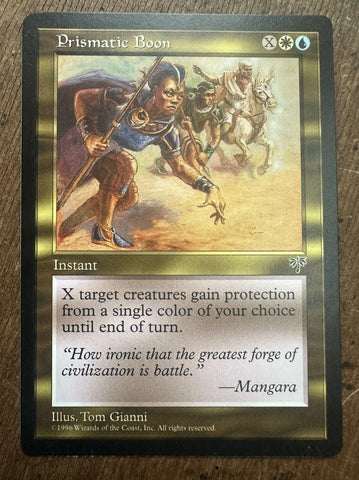 "Prismatic Boon" - Magic The Gathering Card - Mirage