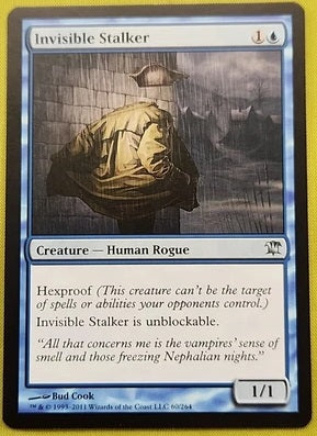 "Invisible Stalker" - Magic The Gathering Card - Innistrad