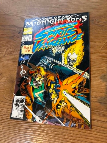 Ghost Rider & Blaze:Spirits of Vengeance #1 - Marvel Comics - 1992 - POSTER