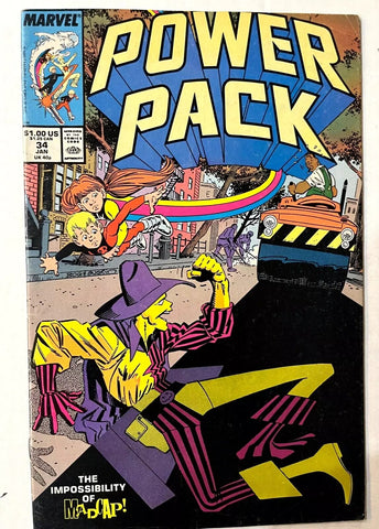 Power Pack #34 - Marvel Comics - 1987