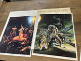 Neal Adams Portfolio Set A & Set B - 1978 - 2 Sets of 4 Color Plates - Signed By Neal Adams