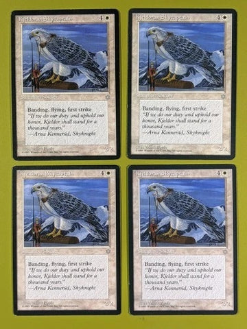 "Kjeldoran Skycaptain" x4 - Magic The Gathering - Ice Age - 4-Card Playset