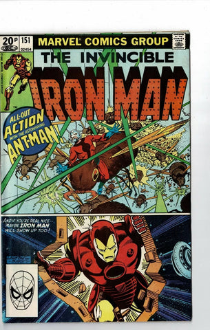 Invincible Iron Man #151 - Marvel Comics - 1981 - Pence Copy