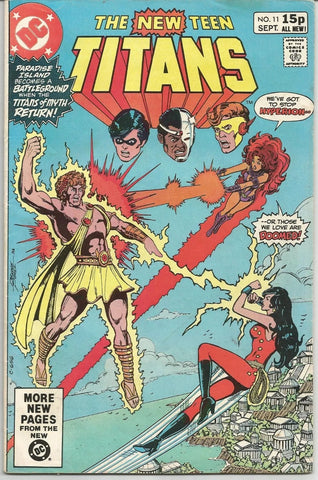 The New Teen Titans #11 - DC Comics - 1981 - PENCE COPY