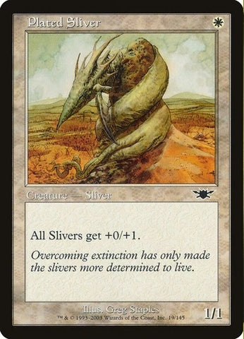 "Plated Sliver" x4 - Magic The Gathering - Legions - 4-Card Playset