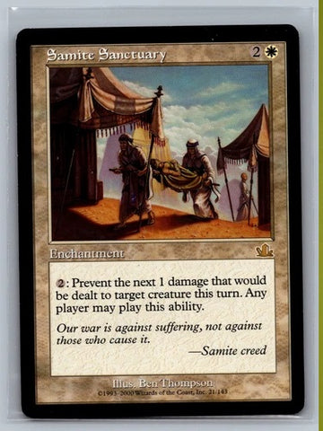 "Samite Sanctuary" x4 - Magic The Gathering - Prophecy - 4-Card Playset
