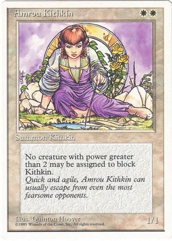 "Amrou Kithkin" x4 - Magic The Gathering - 4th Edition - 4-Card Playset