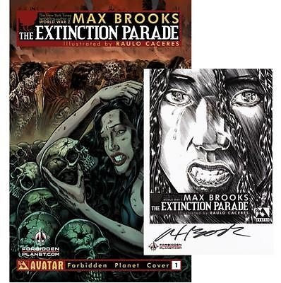 Extinction Parade #1 - Avatar - 2013 - Forbidden Planet Variant +signed Mini Print