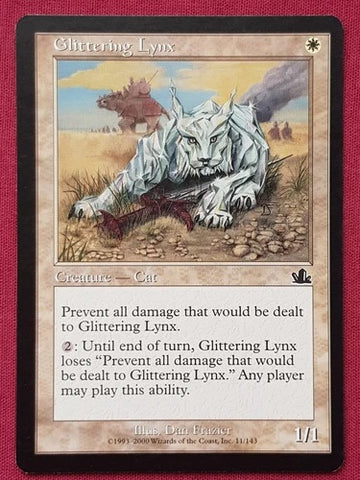 "Glittering Lynx" x4 - Magic The Gathering - Prophecy - 4-Card Playset