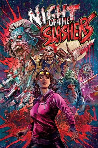 Night Of The Slashers #1 - Magma Comix - 2025 - Cover B Vincenzo Riccardi Variant