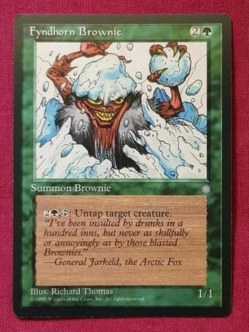 "Fyndhorn Brownie" x4 - Magic The Gathering - Ice Age - 4-Card Playset