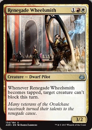 "Renegade Wheelsmith" - Magic The Gathering Card - AER