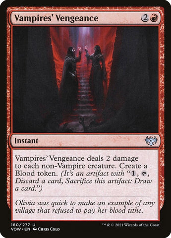 "Vampires' Vengeance" - Magic The Gathering Card - VOW