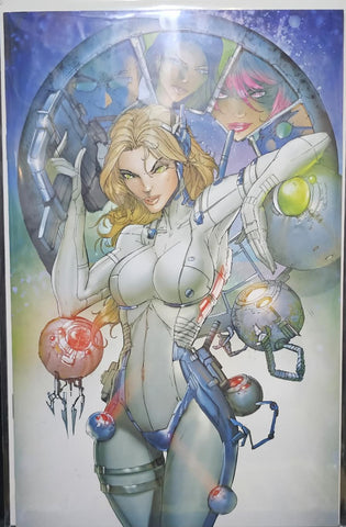 Cyber Spectre #2 - Scout Comics - 2018 - Ivie League Virgin Variant