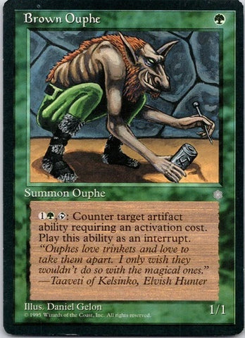 "Brown Ouphe" x4 - Magic The Gathering Card - Ice Age - 4-Card Playset