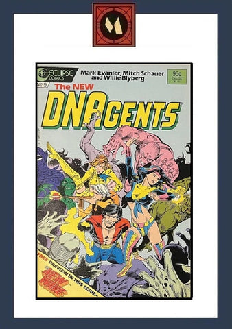 The New DNAgents #9 - Eclipse Comics - 1986