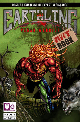 Earthling Art Book #1 - Genuine Comics - 2015