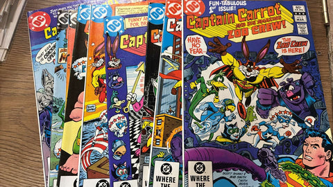 Captain Carrot #1-12 - DC Comics - 1982 (Run BUT excluding 2 issues) 10 Comics