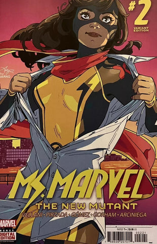 Ms Marvel The New Mutant #2 - Marvel Comics - 2023 - Reeder Homage Variant