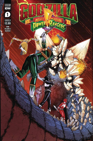 Godzilla vs Mighty Morphin Power Rangers II #1  - IDW Comics - 2024 - Cover B