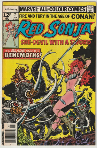 Red Sonja #7 - Marvel Comics - 1977