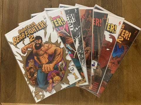 Shirtless Bear-Fighter 2 #1-7 - Image Comics - 2022 COMPLETE SET