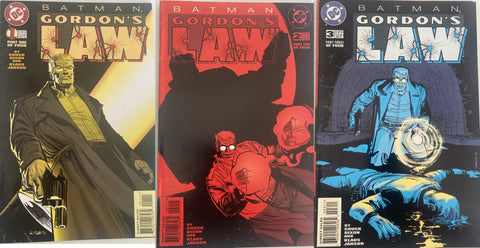 Batman: Gordon's Law #1, #2 and #3 - DC Comics - 1996