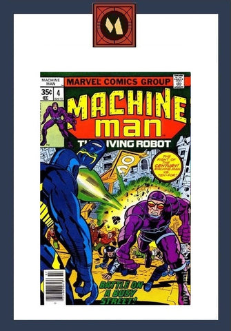Machine Man #4 - Marvel Comics - 1978