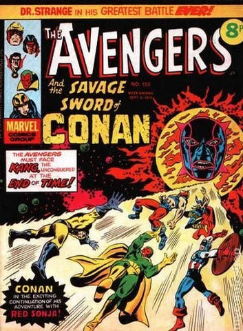 The Avengers #103 - Marvel Comics / British - 1975