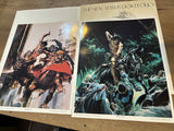 Neal Adams Portfolio Set A & Set B - 1978 - 2 Sets of 4 Color Plates - Signed By Neal Adams