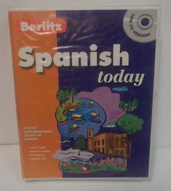 Berlitz Spanish Today - CD Version - Course Book, Guide 4 CDs & Dictionary