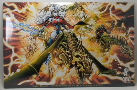 Lady Death Limited Edition Print - Chaos! Comics - 1997