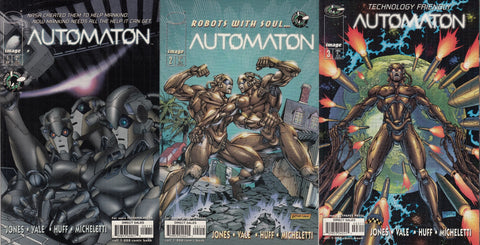 Automaton #1, #2 and #3 - Image Comics - 1998