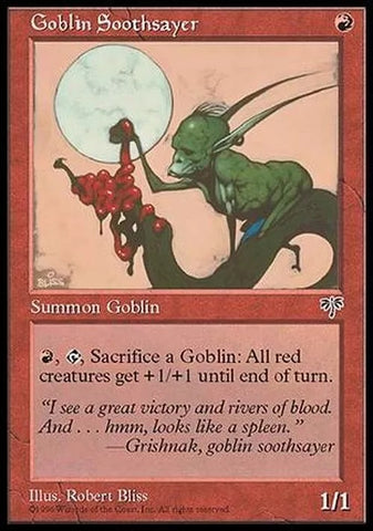 Goblin Soothsayer - MTG Mirage - Magic the Gathering - 4 card playset