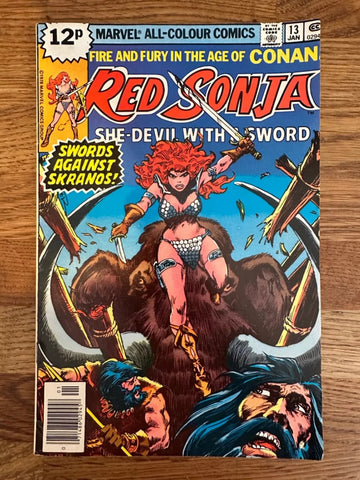 Red Sonja #13 - Marvel Comics - 1978