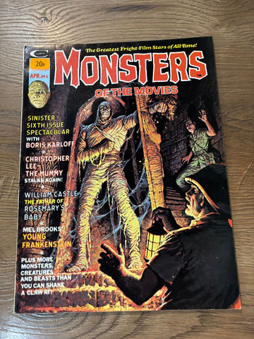 Monsters of the Movies #6 - Curtis Magazines - 1975