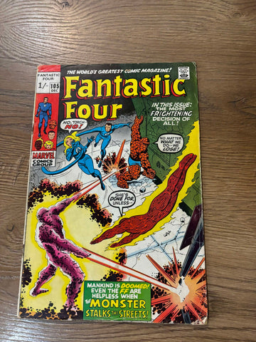 Fantastic Four #105 - Marvel Comics - 1972