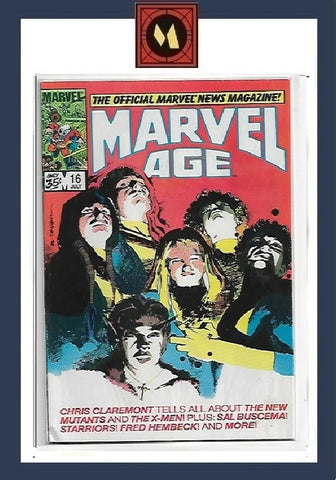 Marvel Age #16 - Marvel Comics - 1984