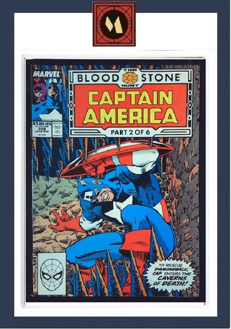 Captain America #358 - Marvel Comics - 1989