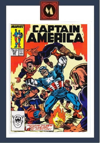 Captain America #335 - Marvel Comics - 1987