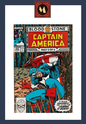 Captain America #358 - Marvel Comics - 1989
